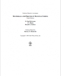 Image of Materials and Process in Manufacturing : Ninth Edition