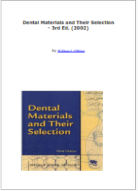 Dental Materials and Their Selection : 3rd Edition